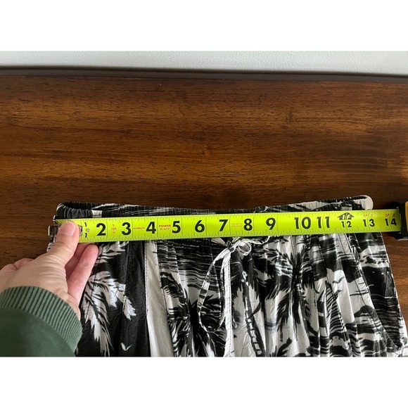 Vintage Jams World Island Life Cropped Pants Womens Size Small Palm Tree Print - Picture 6 of 7